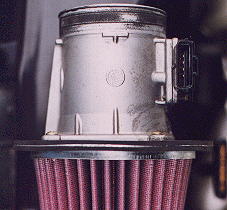 Image showing the thickness of the MAF and cone filter bases.