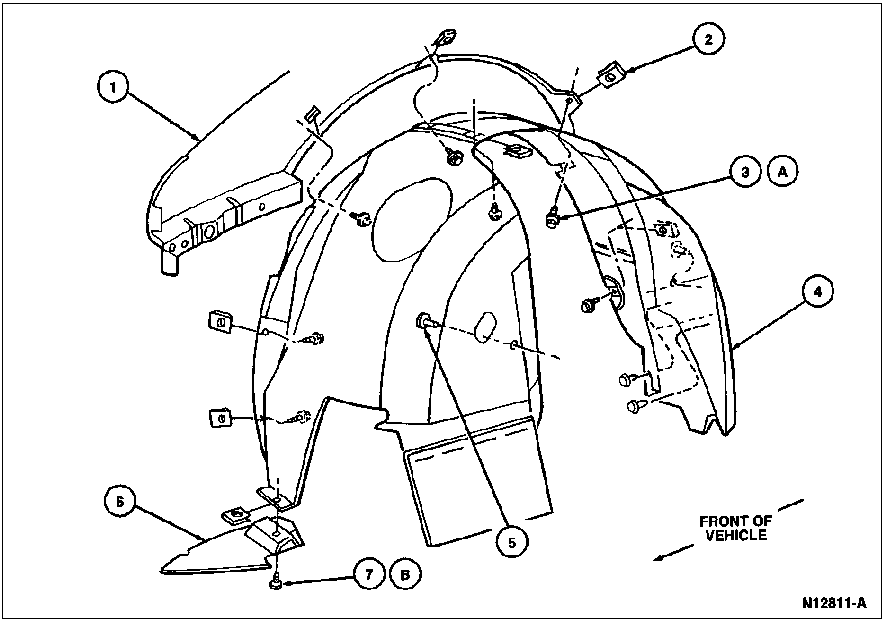 Inner Fender:  Right click, View Image for closeup